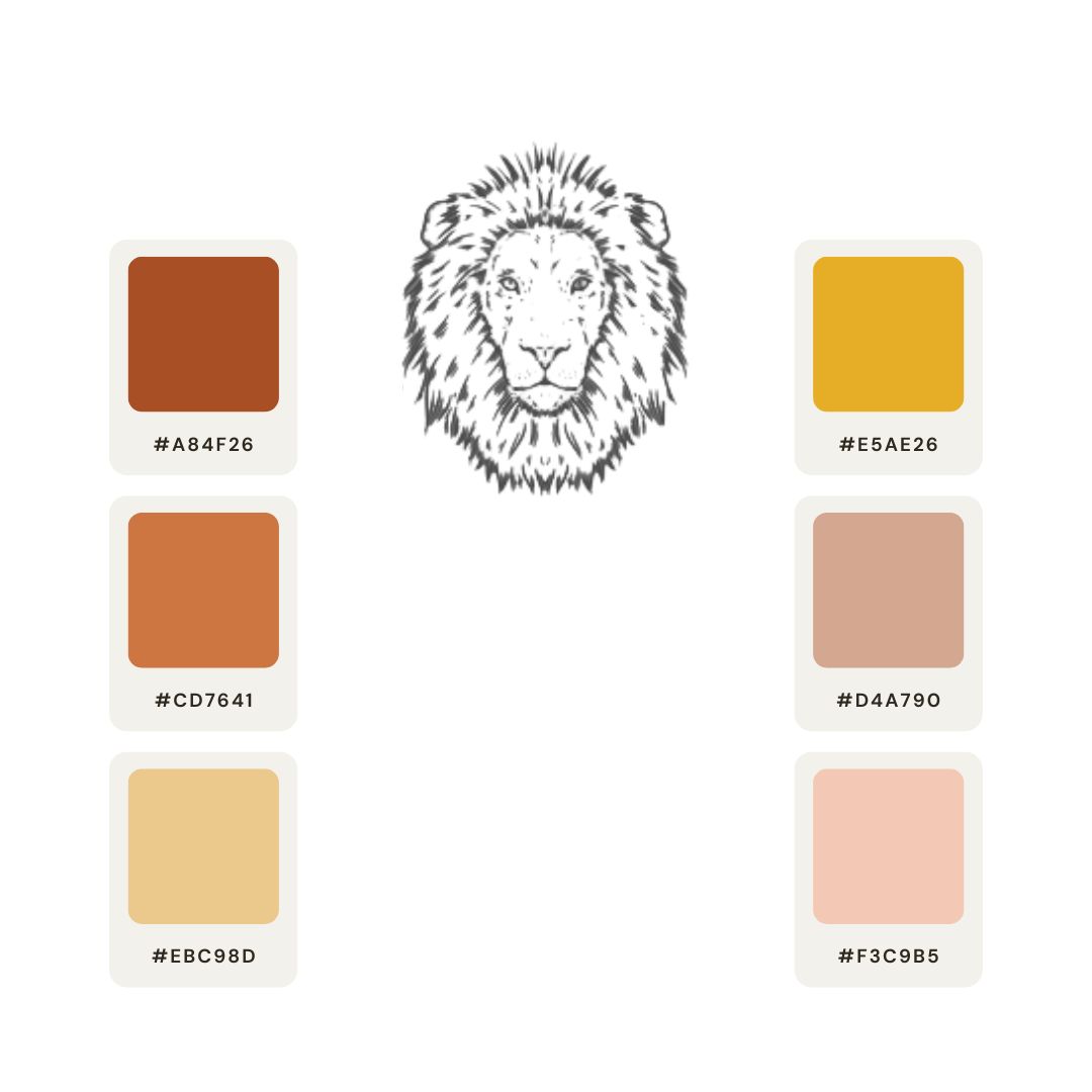 FK - Cores dos Signos: Leão