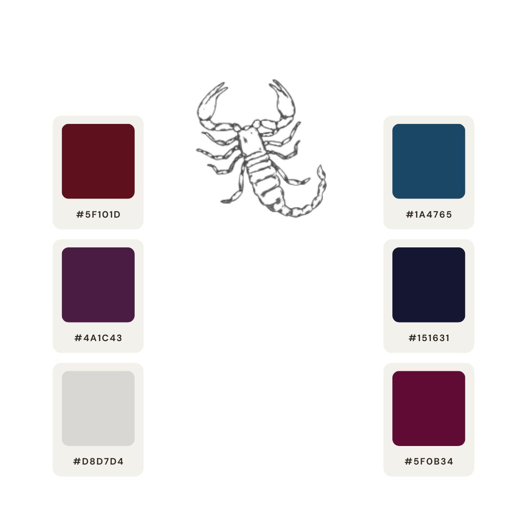 FK - Cores dos Signos: Escorpião